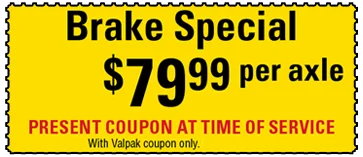Brake special